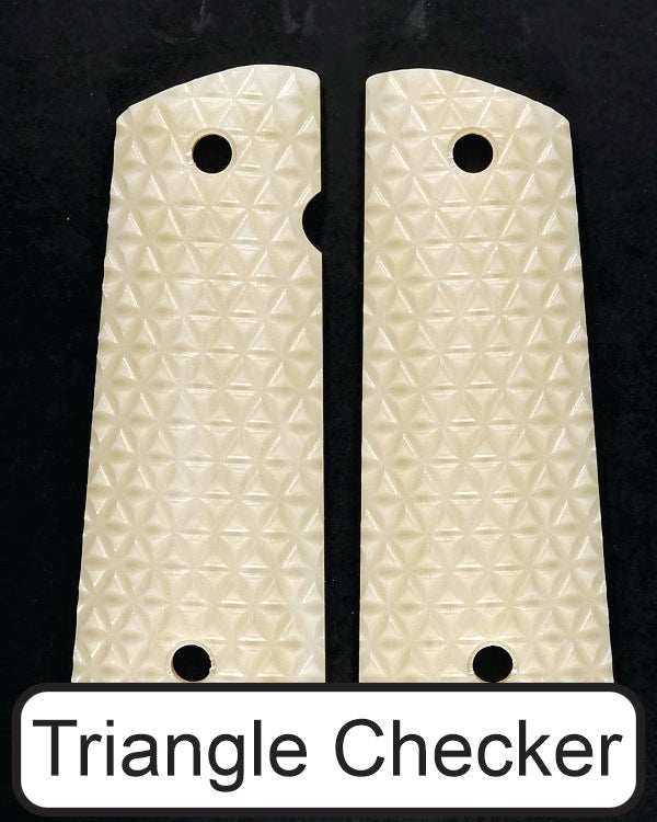 Cross Grain Faux Ivory 1911 Grips (Full Size)