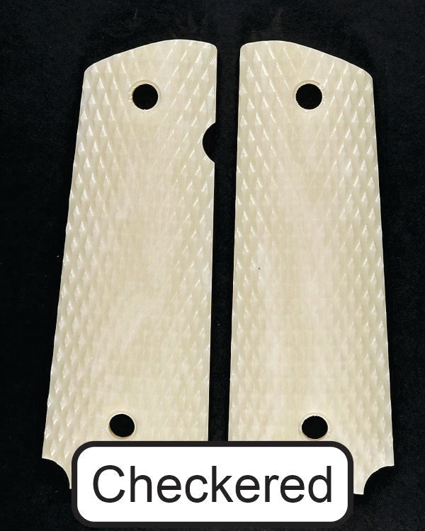 Cross Grain Faux Ivory 1911 Grips (Full Size)