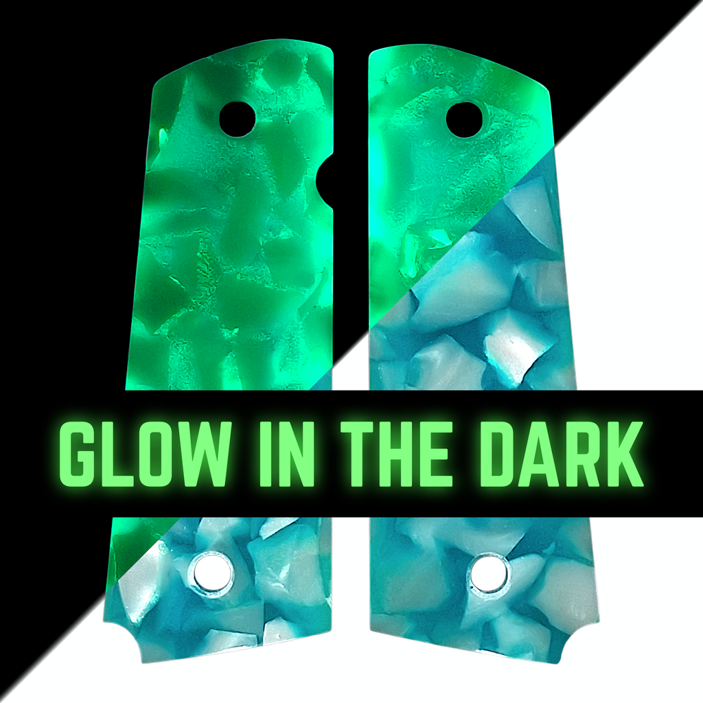 Glacier Glow Terrazzo Pearl 1911 Grips (Full Size)