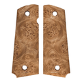 Finished Maple Burl Full Size 1911 Grips #2