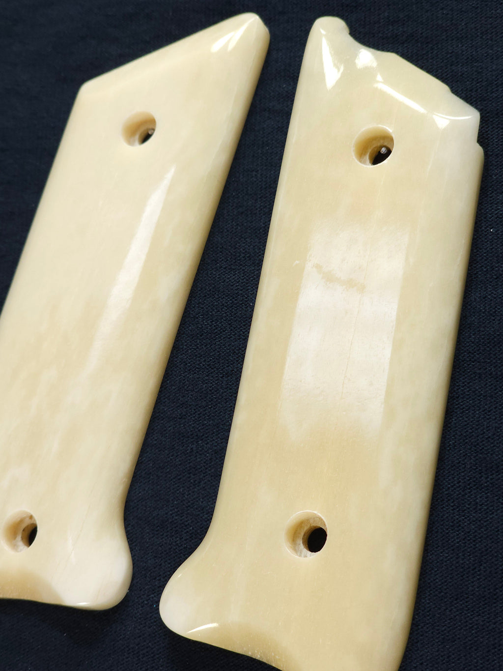 Genuine Giraffe Bone Ruger Mark II/III Grips