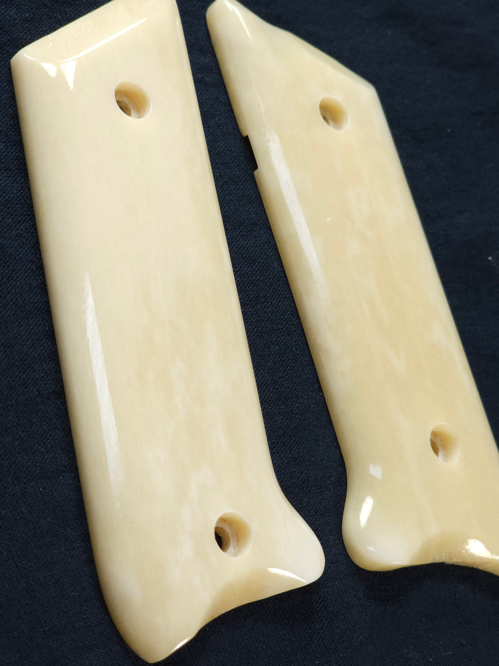 Genuine Giraffe Bone Ruger Mark II/III Grips