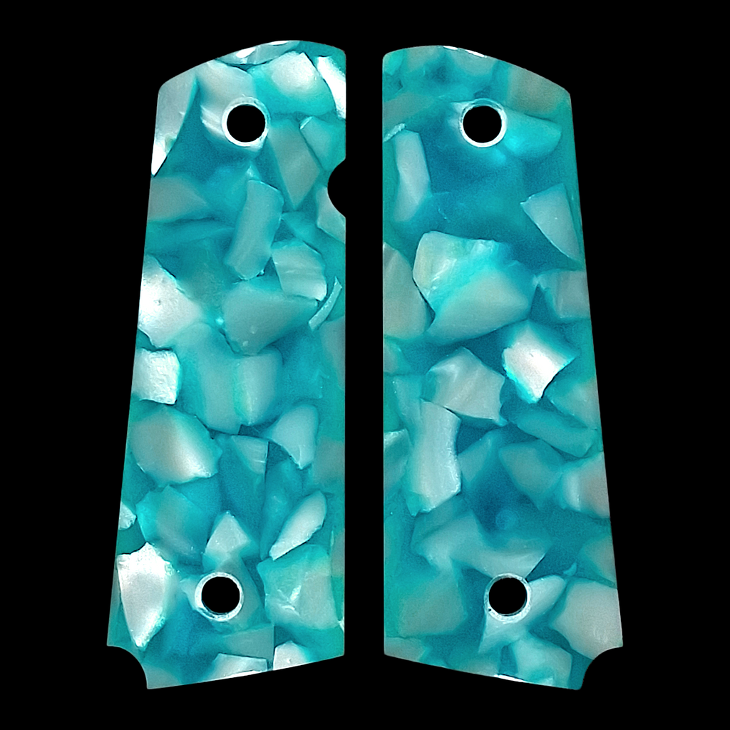 Glacier Glow Terrazzo Pearl 1911 Grips (Full Size)