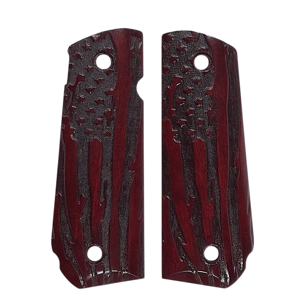 CLEARANCE - Rosewood American Flag 1911 Grips (Full Size)