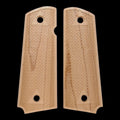 CLEARANCE - Maple Triangle Checkered 1911 Grips (Full Size)