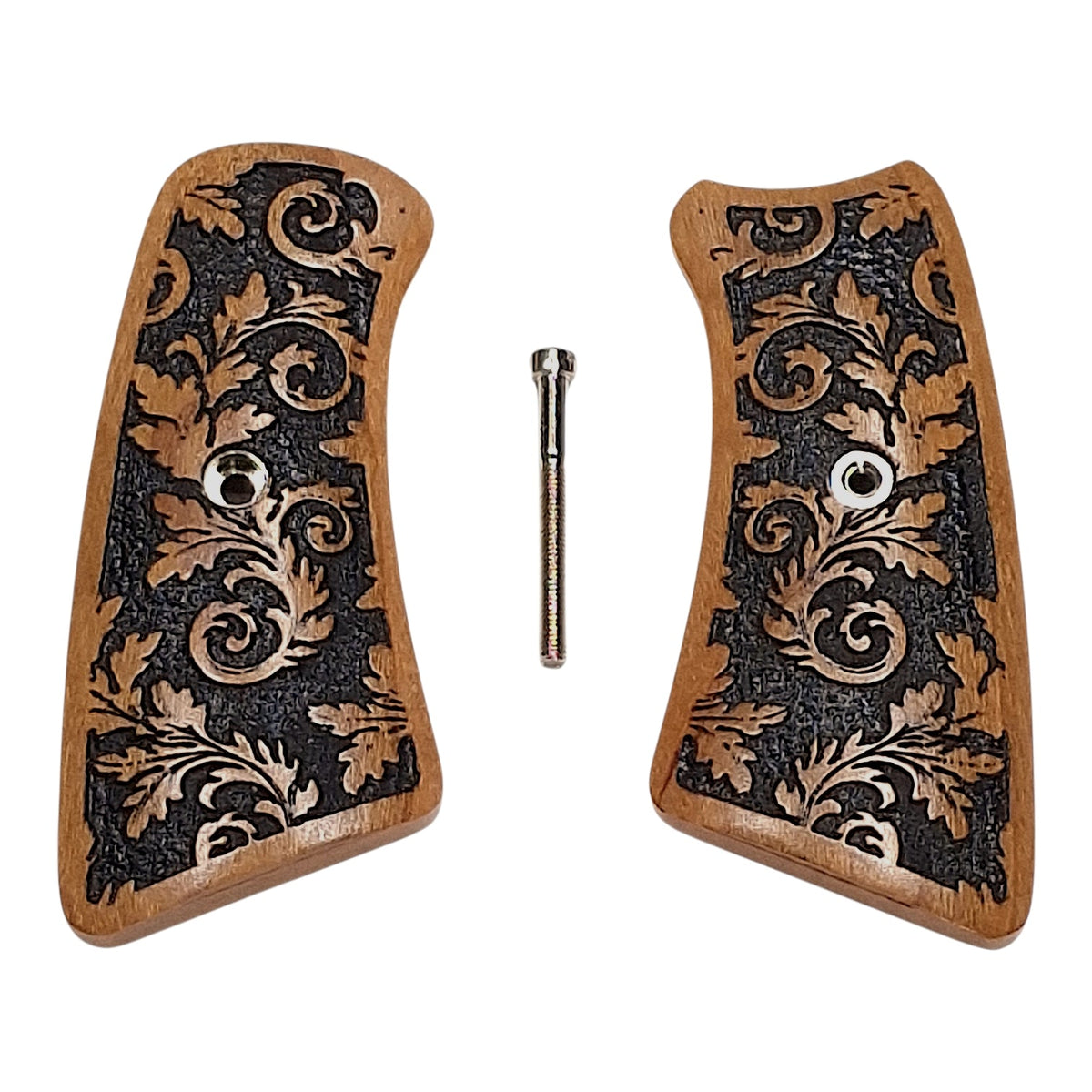 CLEARANCE - Cherry Inked Floral Ruger Gp100 Grip Inserts
