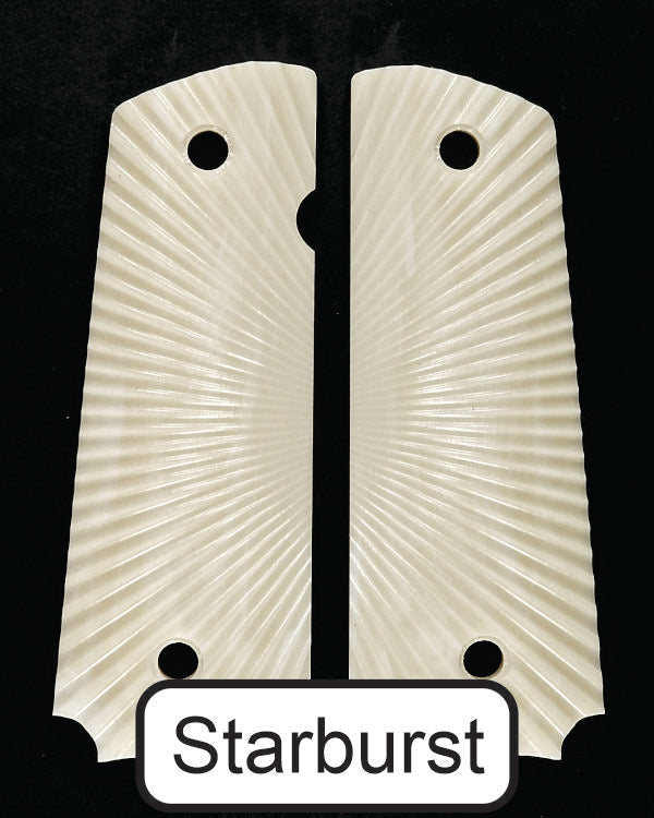 Cross Grain Faux Ivory 1911 Grips (Full Size)