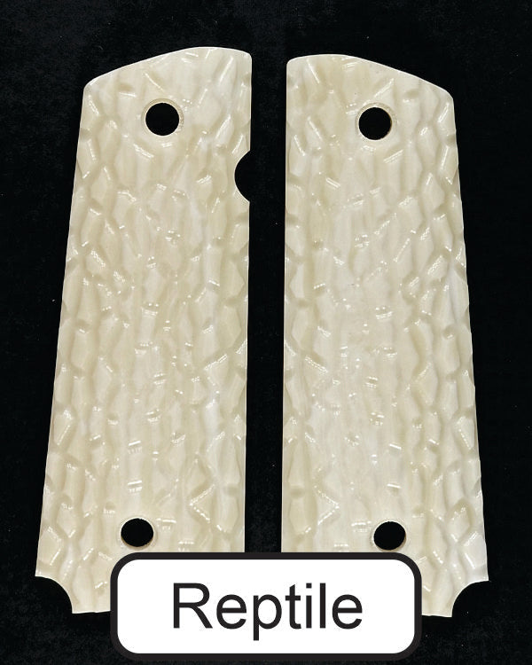 Cross Grain Faux Ivory 1911 Grips (Full Size)