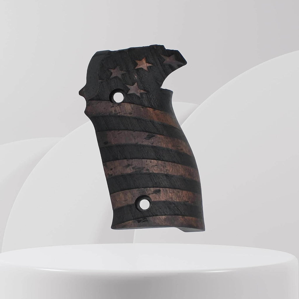 Compatible with Sig Sauer P226 LDC II and LDC 2 Walnut Wood Grips