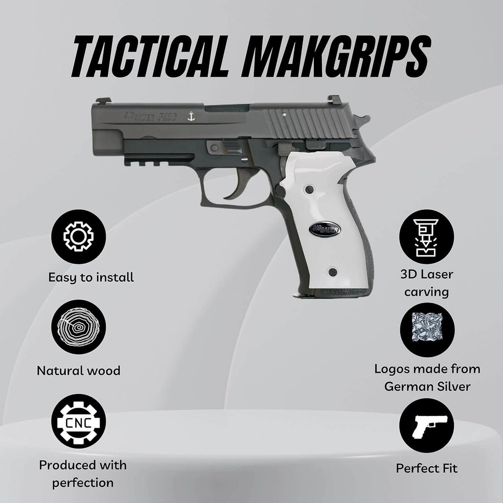 Compatible with Sig Sauer P226 LDC II and LDC 2 Acrilic Grips