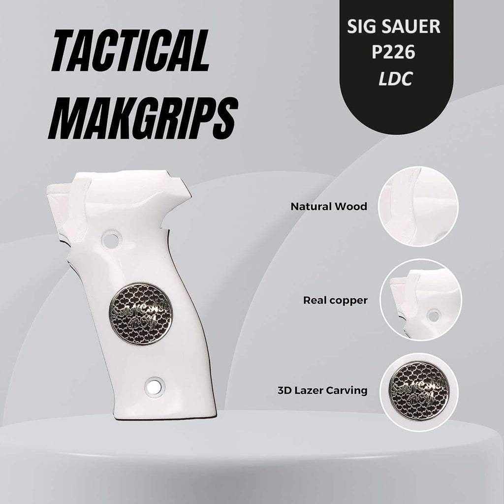 Compatible with Sig Sauer P226 LDC II and LDC 2 Acrilic Grips