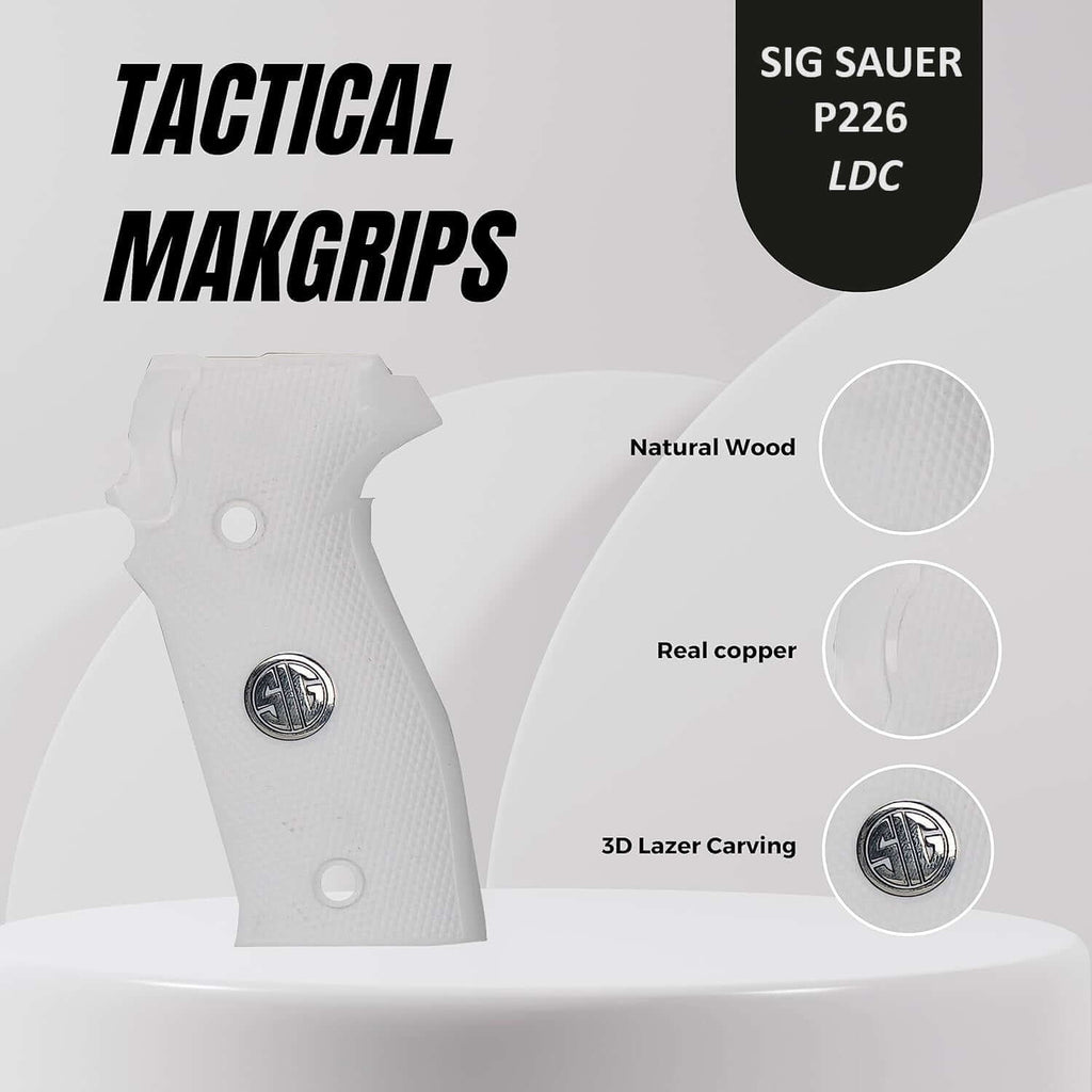 Compatible with Sig Sauer P226 LDC II and LDC 2 Acrilic Grips