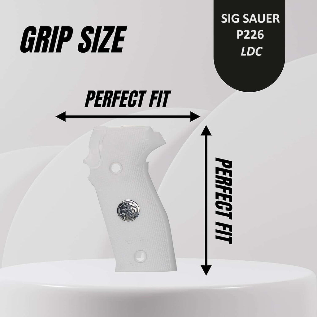 Compatible with Sig Sauer P226 LDC II and LDC 2 Acrilic Grips