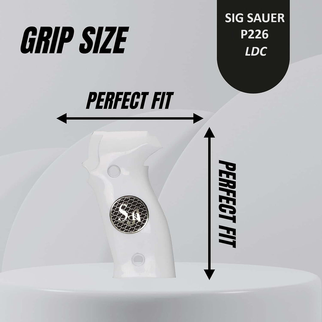 Compatible with Sig Sauer P226 LDC II and LDC 2 Acrilic Grips
