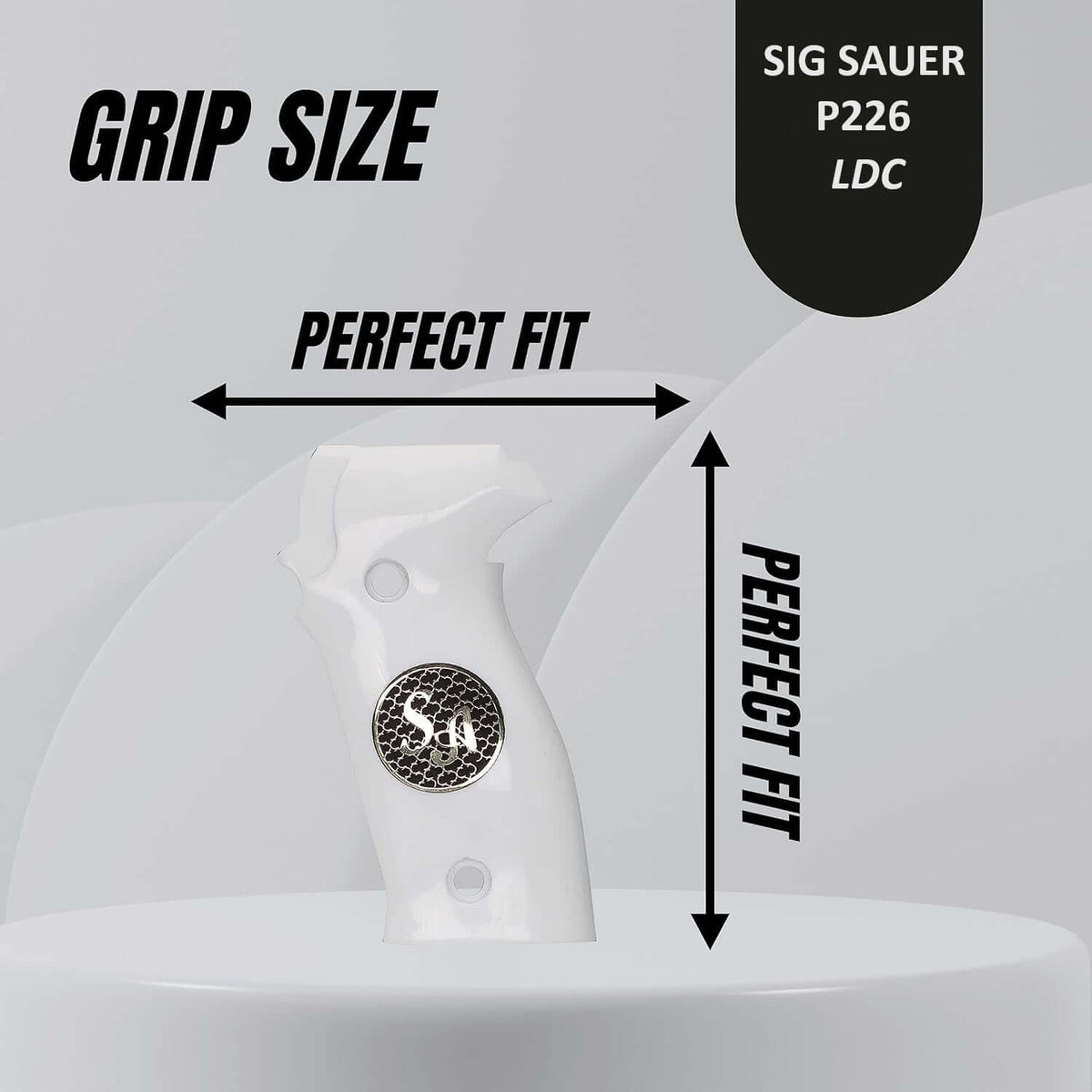 Compatible with Sig Sauer P226 LDC II and LDC 2 Acrilic Grips