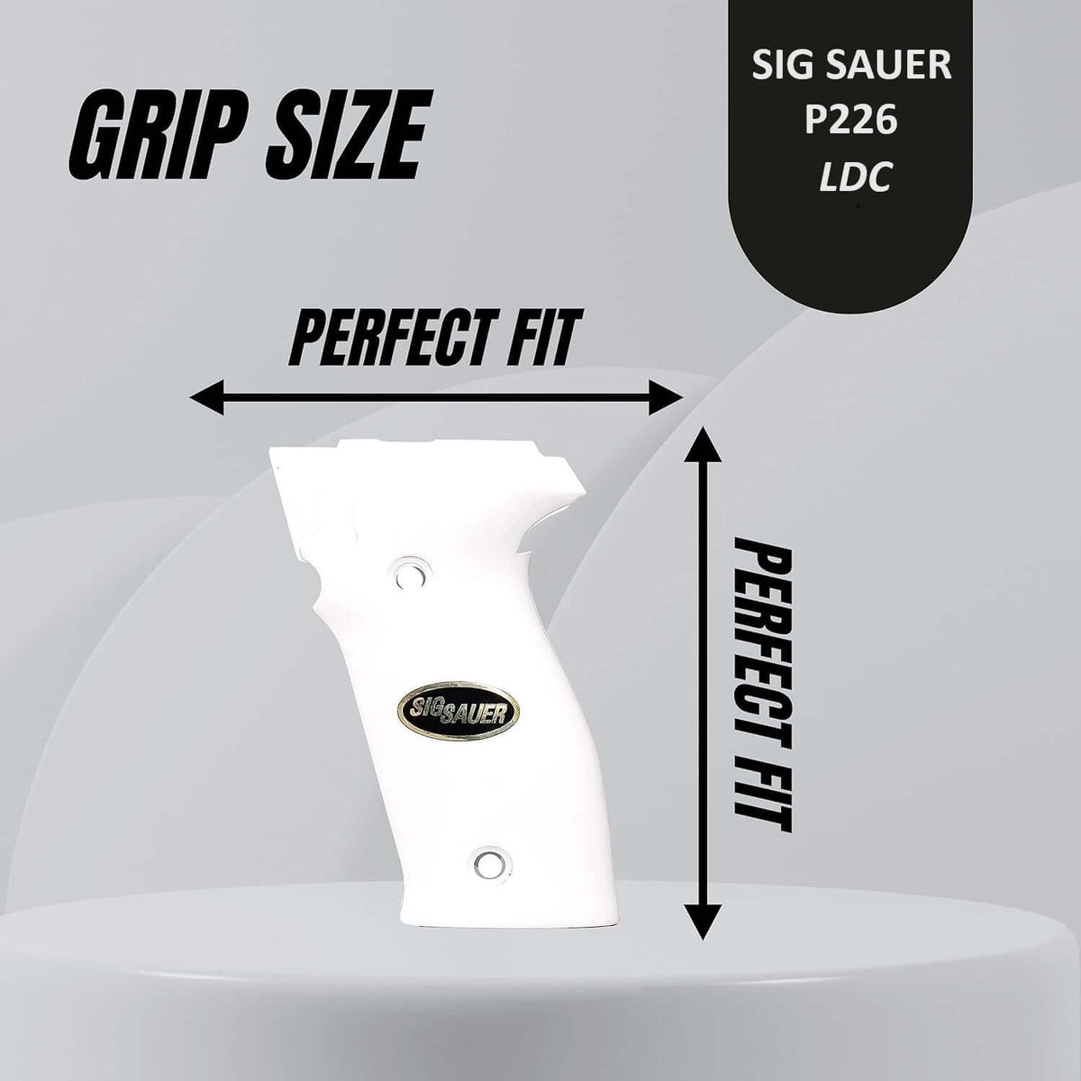 Compatible with Sig Sauer P226 LDC II and LDC 2 Acrilic Grips