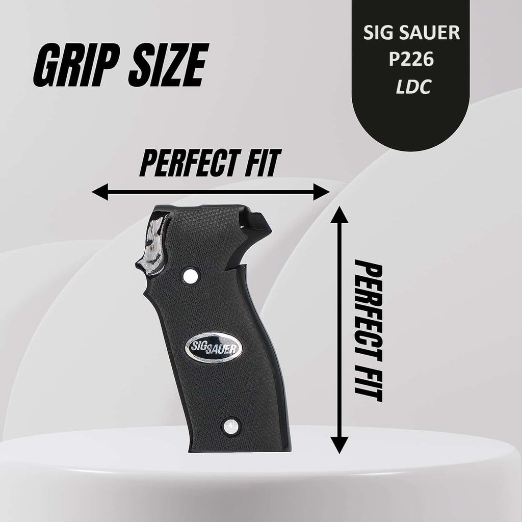 Compatible with Sig Sauer P226 LDC II and LDC 2 Acrilic Grips