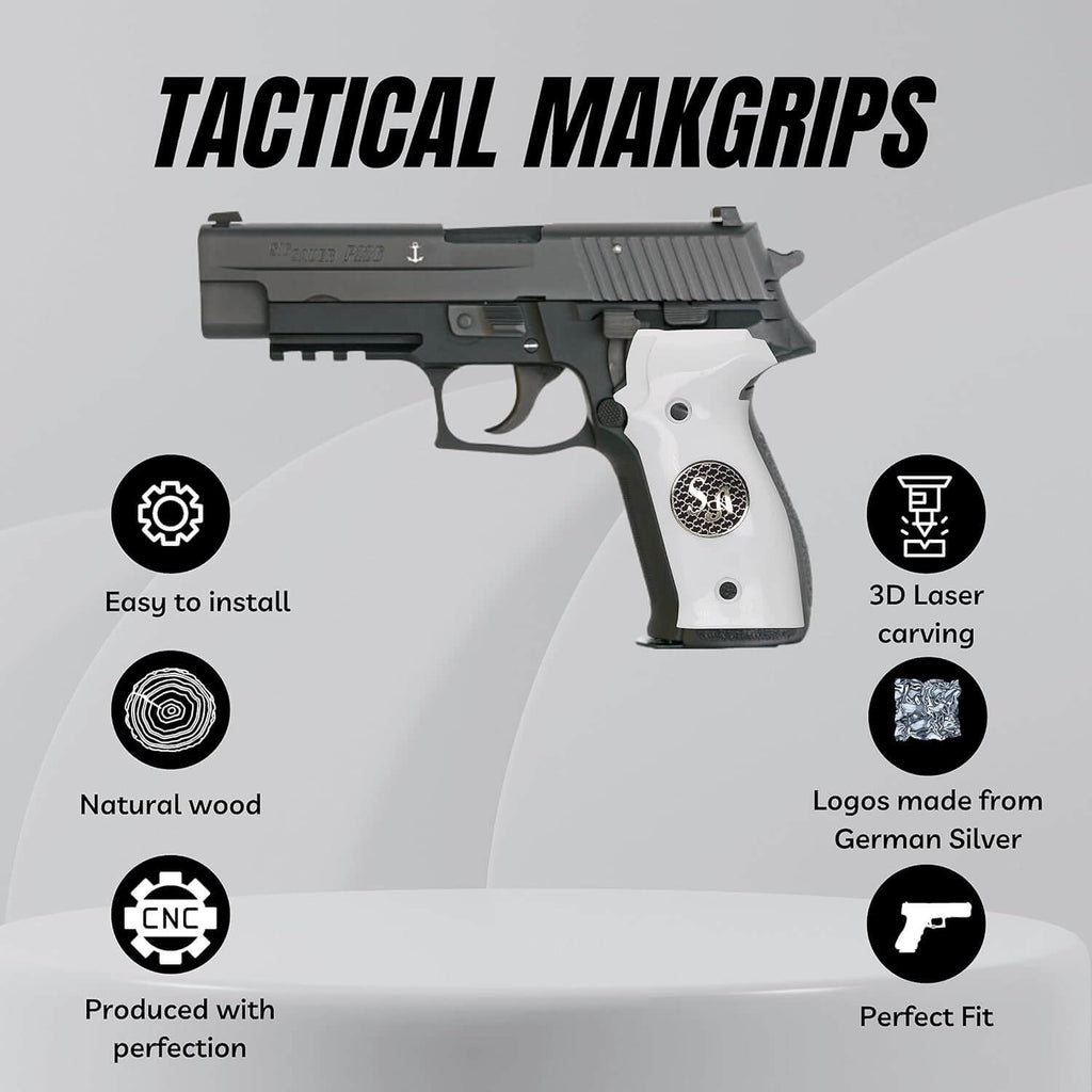 Compatible with Sig Sauer P226 LDC II and LDC 2 Acrilic Grips