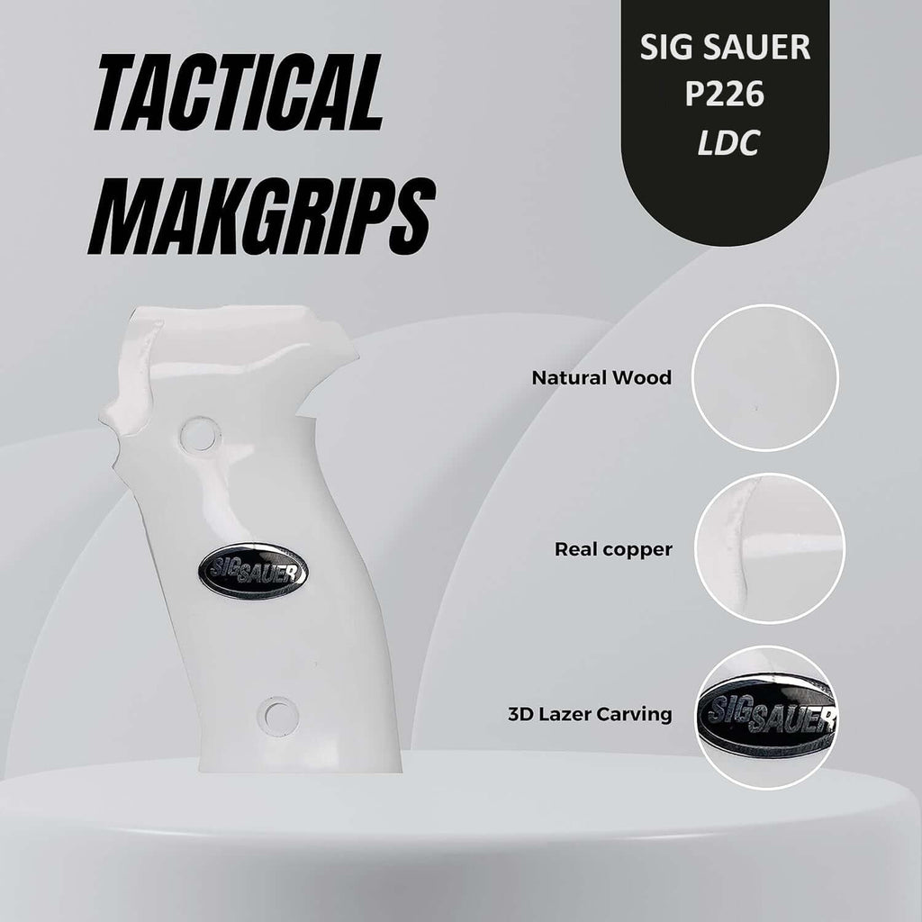 Compatible with Sig Sauer P226 LDC II and LDC 2 Acrilic Grips