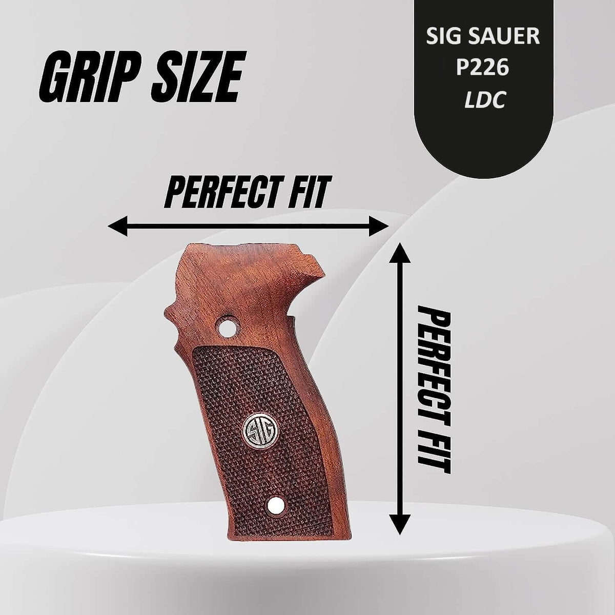 Compatible with Sig Sauer P226 LDC II and LDC 2 Acrilic Grips