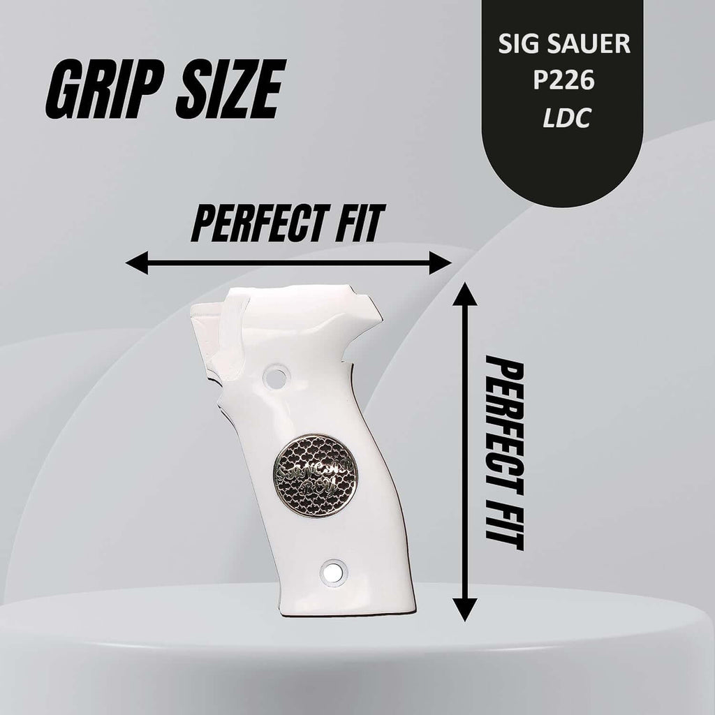 Compatible with Sig Sauer P226 LDC II and LDC 2 Acrilic Grips
