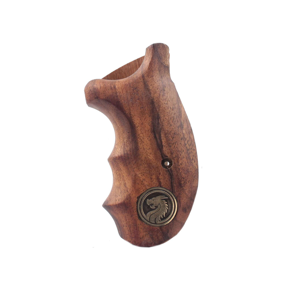 Compatible with S&W J Frame Wood Grips Gold Metal