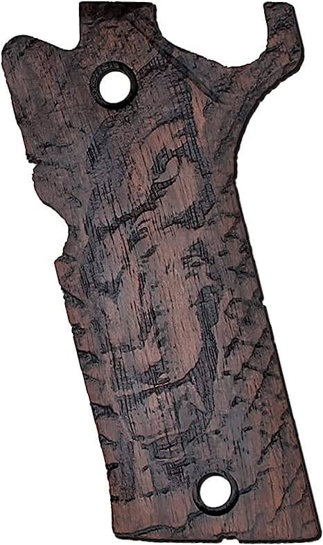 Tacticalmakgrips Compatible For Beretta 92 Xi  Wood Gun Grips (Does not fit Performance Model)