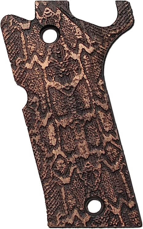 Tacticalmakgrips Compatible For Beretta 92 Xi  Wood Gun Grips (Does not fit Performance Model)