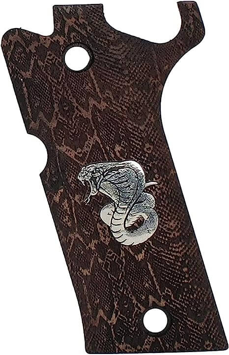 Tacticalmakgrips Compatible For Beretta 92 Xi   Wood Gun Grips (Does not fit Performance Model)