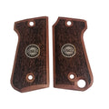 Compatible with Astra Model 4000 Gun Grips Silver Metal