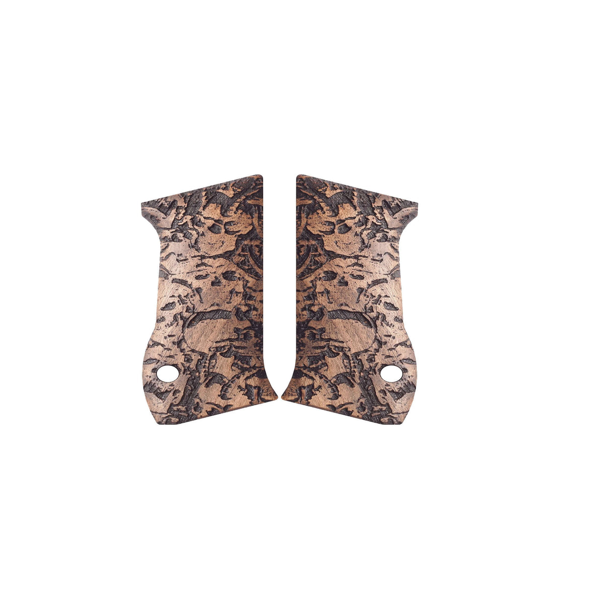 Compatible with Jericho 941 FB H3 IMI Compact Wood Gun Grips
