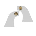Compatible with Ruger New Vaquero Gun Grips Acrylic Gold Metal