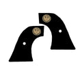 Compatible with Ruger New Vaquero Gun Grips Acrylic Gold Metal