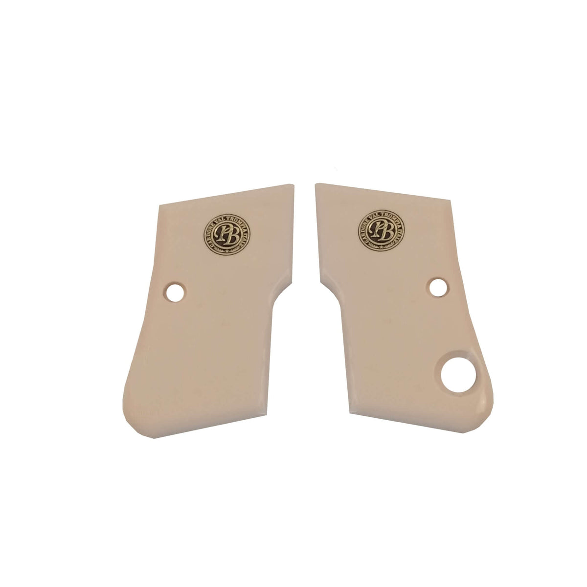 Compatible with Beretta F 950 Acrylic Gold Metal Gun Grips