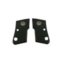 Compatible with Beretta F 950 Acrylic Silver Metal Gun Grips
