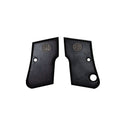 Compatible with Beretta F 950 Acrylic Silver Metal Gun Grips