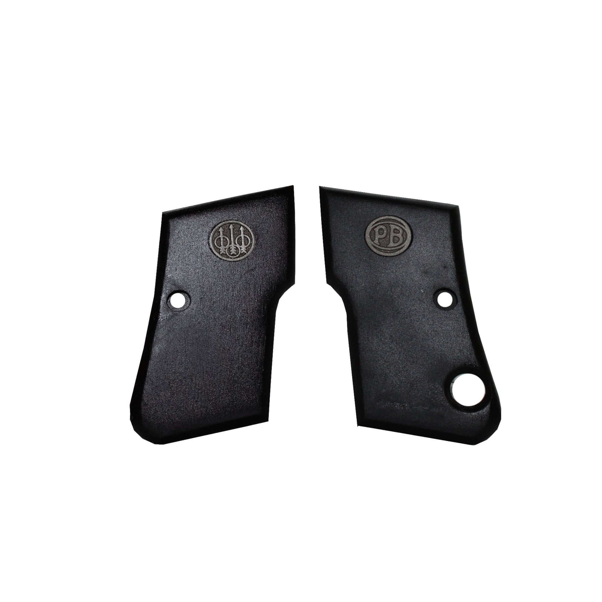 Compatible with Beretta F 950 Acrylic Silver Metal Gun Grips