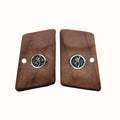 Compatible with Browning Baby Gun Grips Silver Metal