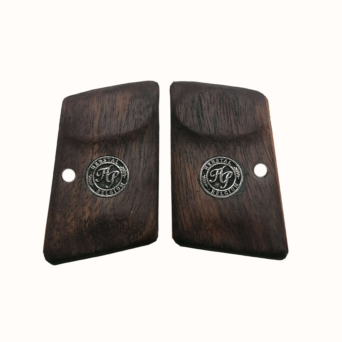 Compatible with Browning Baby Gun Grips Silver Metal