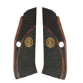 Compatible with CZ Shadow 2 Compact Gold Metal Wood Grips (Does not fit Shadow 2 Model)