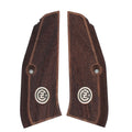 Compatible with CZ Shadow 2 Compact Gold Metal Wood Grips (Does not fit Shadow 2 Model)