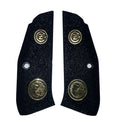 Compatible with CZ Shadow 2 Compact Gold Metal Wood Grips (Does not fit Shadow 2 Model)