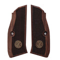 Compatible with CZ Shadow 2 Compact Gold Metal Wood Grips (Does not fit Shadow 2 Model)