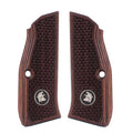 Compatible with CZ Shadow 2 Compact Gold Metal Wood Grips (Does not fit Shadow 2 Model)