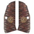Compatible with CZ Shadow 2 Compact Gold Metal Wood Grips (Does not fit Shadow 2 Model)