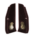 Compatible with CZ Shadow 2 Compact Gold Metal Wood Grips (Does not fit Shadow 2 Model)