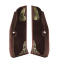 Compatible with CZ Shadow 2 Compact Gold Metal Wood Grips (Does not fit Shadow 2 Model)