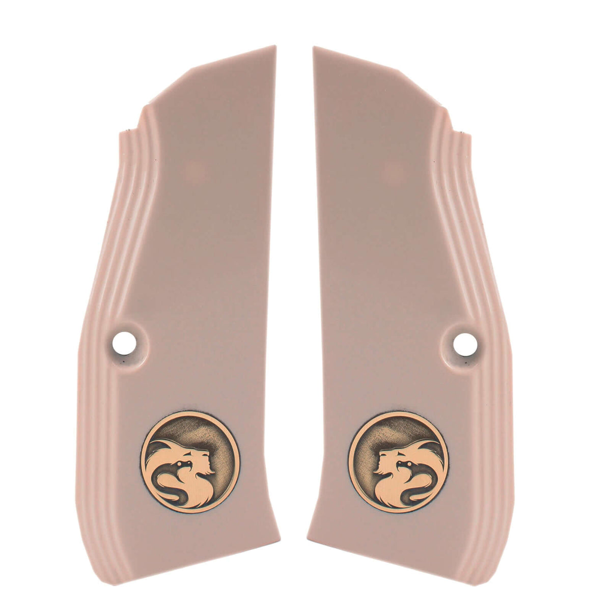 Compatible with CZ Shadow 2 Compact Acrylic Gold Metal Grips (Does not fit Shadow 2 Model)