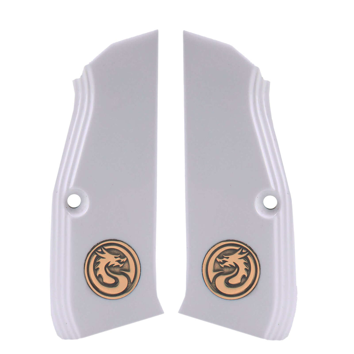 Compatible with CZ Shadow 2 Compact Acrylic Gold Metal Grips (Does not fit Shadow 2 Model)