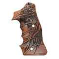 Compatible with S&W 357 Sguarebutt Target Wood Grips